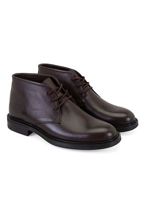 بوت / نیم بوت مشکی مردانه چرم خالص Desa - کد 863053642