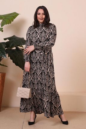لباس سایز بزرگ طوسی زنانه ویسکون Ferace - کد 665691271