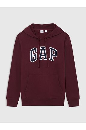 سوئیشرت زرشکی زنانه چاپی GAP - کد 646155691