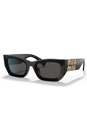 عینک آفتابی مشکی زنانه 53 Miu Miu - کد 330666151