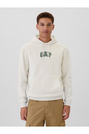 سوئیشرت سفید مردانه چاپی GAP - کد 860697185