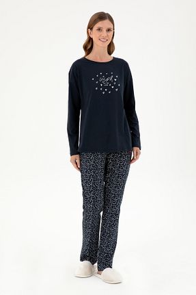 ست لباس راحتی سرمه ای زنانه ساده U.S. Polo Assn. - کد 863099297