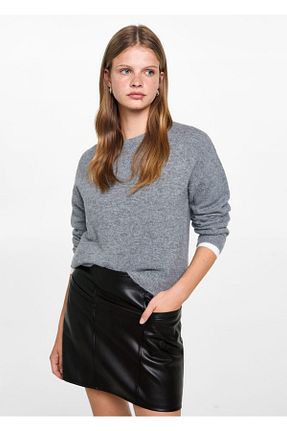 دامن مشکی زنانه پارچه MANGO Teen - کد 847341788