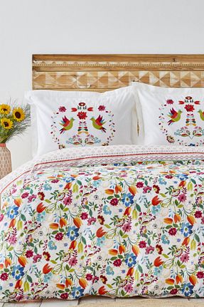 روتختی دونفره صورتی پنبه ای Karaca Home - کد 38562038