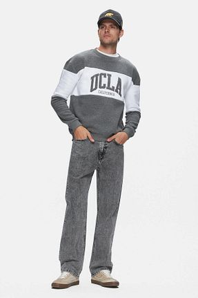 شلوار طوسی مردانه پنبه ای Ucla - کد 863110483