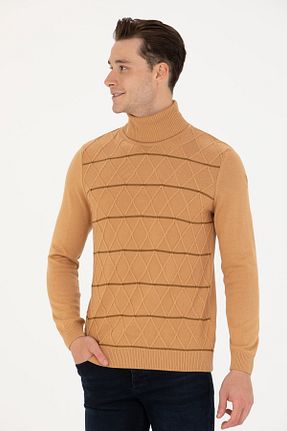 پلیور بژ مردانه ساده U.S. Polo Assn. - کد 839183413