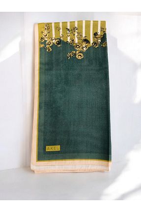 روسری سبز پلی استر Akel - کد 863108593