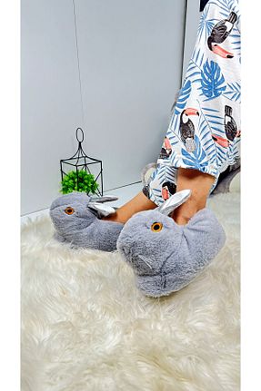 پاندوف طوسی زنانه پارچه ای Allyup - کد 864928832
