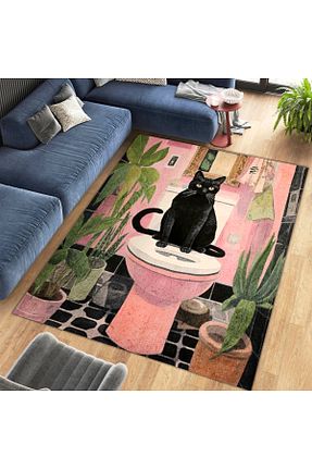 فرش رنگی قابل شستشو Rugs Modern Halı - کد 863127117