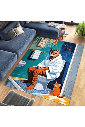فرش رنگی قابل شستشو Rugs Modern Halı - کد 863131712