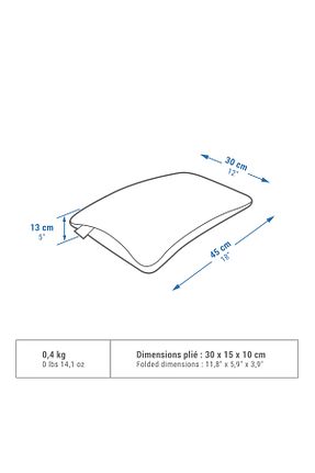 زیرانداز و بالش بادی آبی Decathlon - کد 329931919