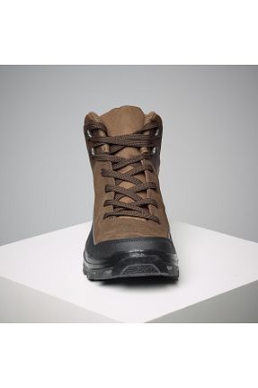 بوت / نیم بوت قهوه ای مردانه چرم مصنوعی Decathlon - کد 358248763