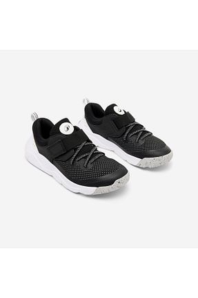 کفش اسنیکر مشکی بچه گانه بند دار Decathlon - کد 814356881