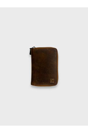 کیف پول قهوه ای مردانه ابعاد کوچک LECA PELLE - کد 863191225