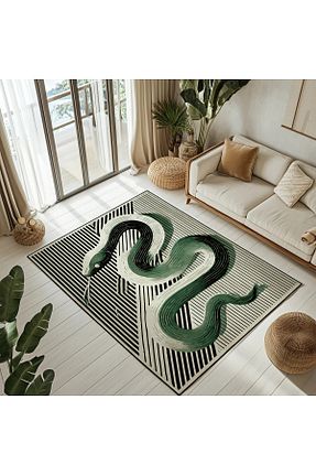 فرش رنگی قابل شستشو Rugs Modern Halı - کد 863177514