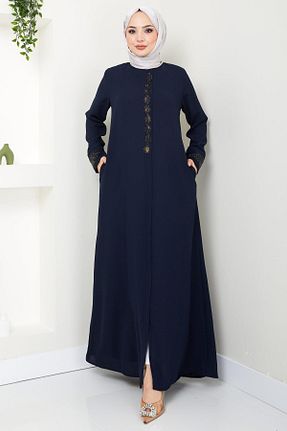 کلاه و ابایا سرمه ای زنانه پلی استر SENSTIL - کد 863182897