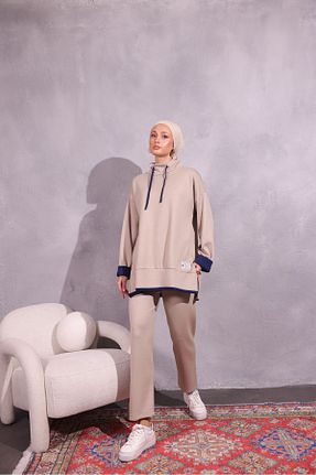 ست گرمکن حجاب بژ زنانه رگولار Butik - کد 863214411