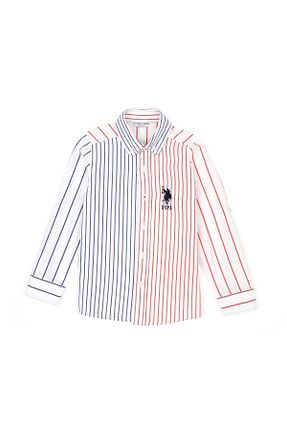 پیراهن سرمه ای بچه گانه یقه پیراهنی U.S. Polo Assn. - کد 827069058