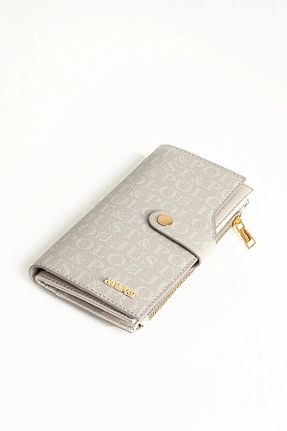 کیف پول طوسی زنانه سایز متوسط Just Polo - کد 825209735