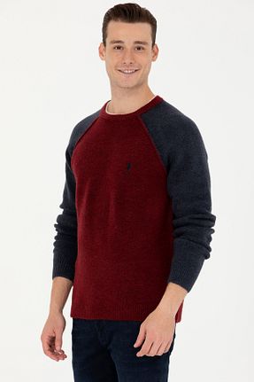 پلیور زرشکی مردانه ساده U.S. Polo Assn. - کد 834787370