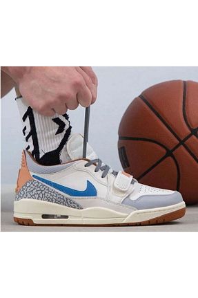 کفش بسکتبال آبی مردانه چرم اصل Nike - کد 845863785