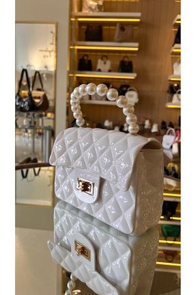 کیف دوشی سفید زنانه چرم مصنوعی KRISTE BELL - کد 863217454