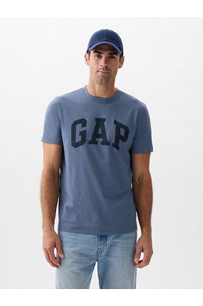 تیشرت آبی مردانه رگولار GAP - کد 805765684