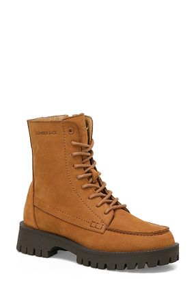 بوت / نیم بوت قهوه ای زنانه چرم خالص Lumberjack - کد 863280281