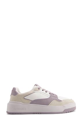 کفش اسنیکر سفید زنانه بند دار U.S. Polo Assn. - کد 863276536
