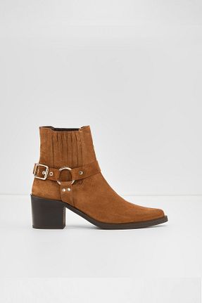 بوت / نیم بوت قهوه ای زنانه جیر Aldo - کد 863294124