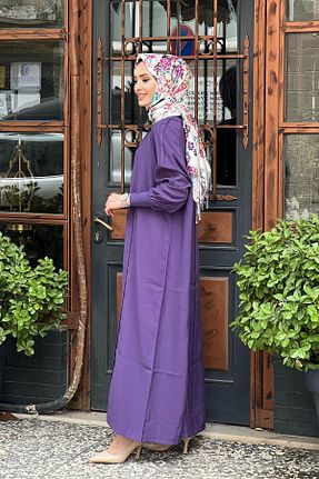 لباس حجاب بنفش زنانه Relaxed Invee - کد 863328531