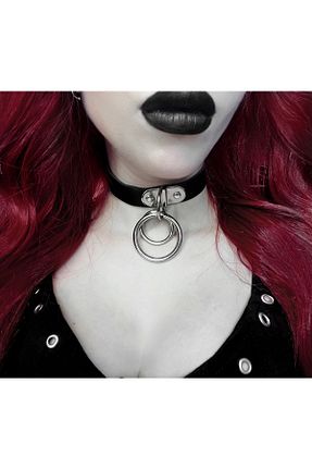 چوکر مشکی چرم مصنوعی DarkellaStore - کد 346868843