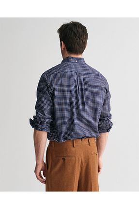 پیراهن آبی مردانه رگولار Gant - کد 853746021