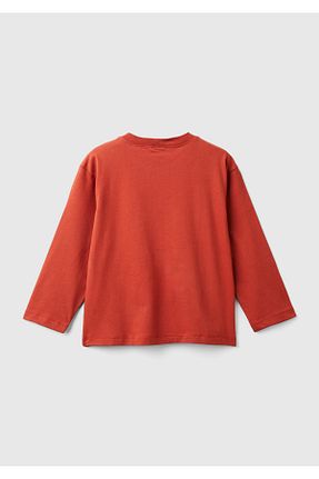 تیشرت قهوه ای بچه گانه رگولار United Colors of Benetton - کد 863338922