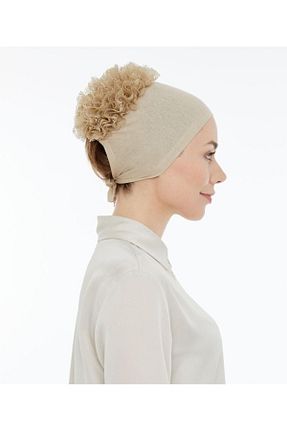 کلاه شنای حجاب بژ زنانه ihvanonline - کد 857633493