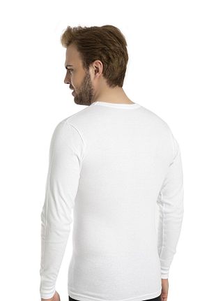 پوشاک حرارتی و لباس زیر سفید مردانه پنبه ای Bross - کد 6716503