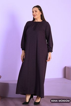 لباس سایز بزرگ بنفش زنانه ویسکون Ferace - کد 767747570