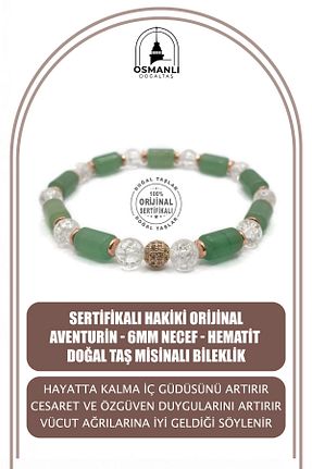 دستبند جواهر رنگی زنانه سنگ طبیعی OSMANLI DOĞAL TAŞ - کد 823725726