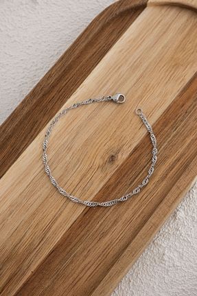 دستبند استیل (فولاد) زنانه استیل ضد زنگ ByFlorya Jewelry - کد 853796800