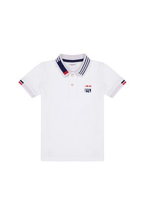 پولوشرت سفید بچه گانه %100 پنبه U.S. Polo Assn. - کد 835024903