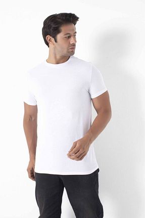تیشرت سفید مردانه رگولار Bross - کد 839210990