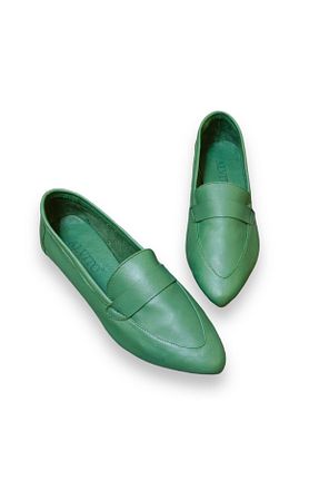 بابت خاکی زنانه چرم خالص Alvito - کد 863344753