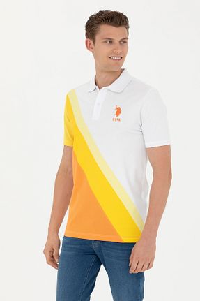 پولوشرت نارنجی مردانه رگولار U.S. Polo Assn. - کد 838827405