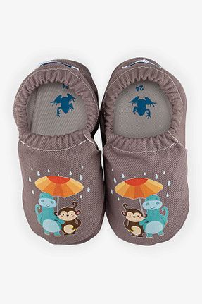 پاپوش طوسی بچه گانه پارچه ای HOPFRÖG - کد 224863840