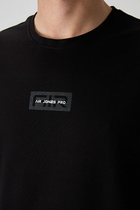 تیشرت مشکی مردانه اورسایز Air Jones - کد 815769001