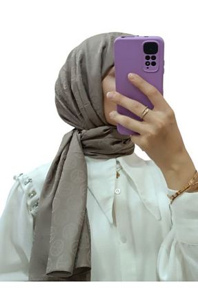 شال قهوه ای زنانه LOSYANA - کد 859087717