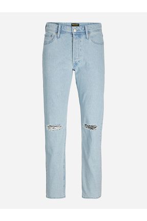 شلوار جین آبی مردانه پاچه تنگ Jack & Jones - کد 863371609
