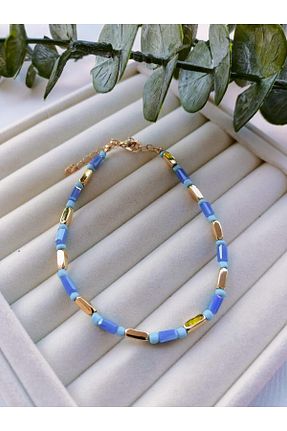 خلخال جواهر آبی زنانه استیل (فولاد) Jerie - کد 845455259