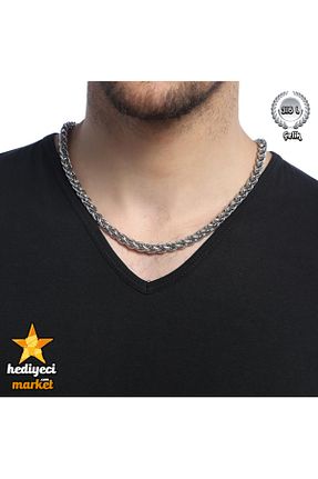 گردنبند استیل ( فولاد ) زنانه استیل ضد زنگ Hediyeci Market - کد 863395657