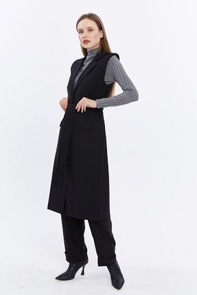 جلیقه مشکی زنانه بیکر Appleline - کد 863390429